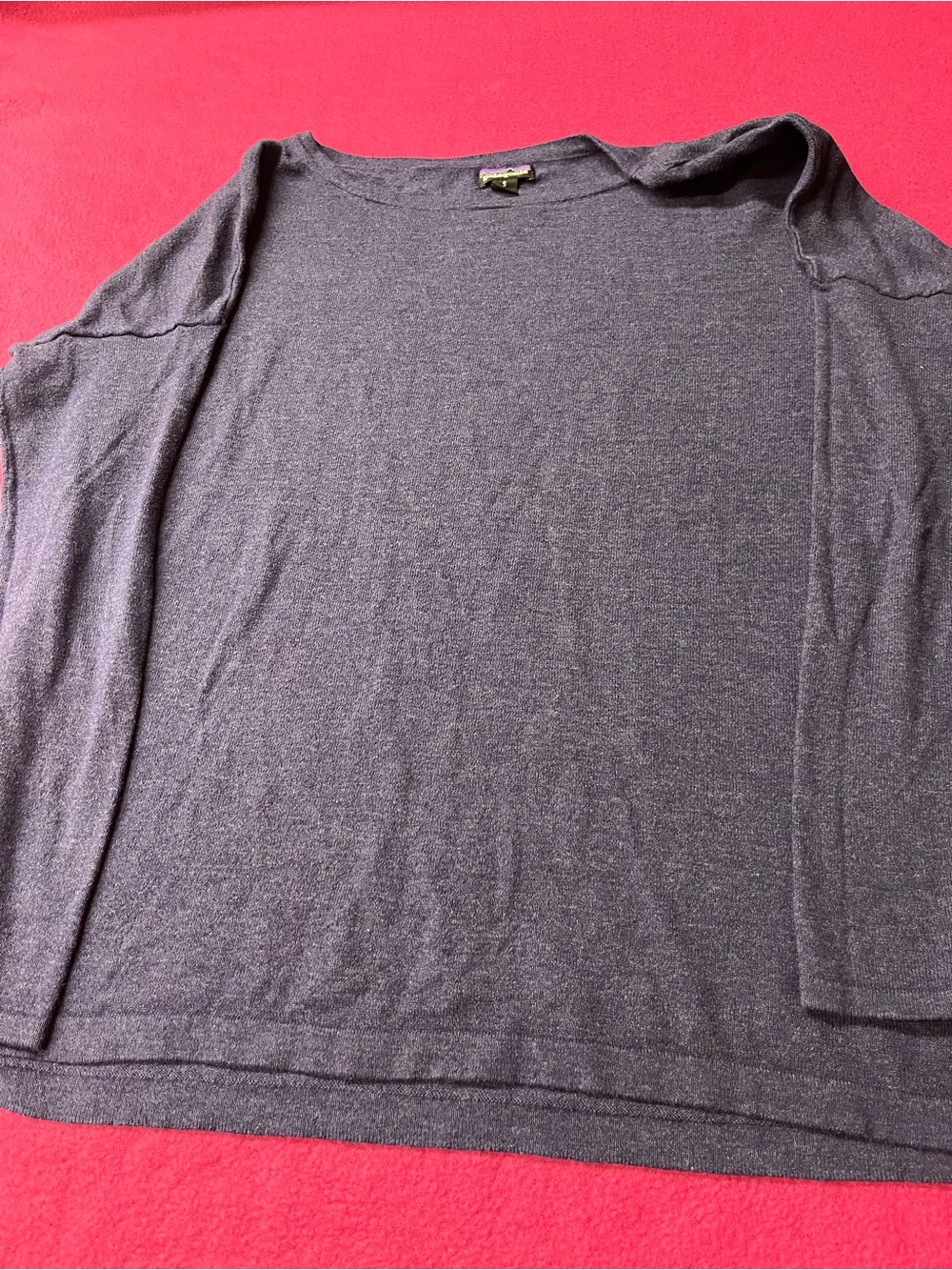 Patagonia Women's Heather Charcoal Long Sleeve Tee - Charcoal